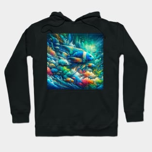 Ocean Odyssey: A Dive into Marine Majesty Hoodie